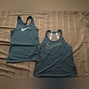 Lot of 4. Size Large. Nike Black Tank Tops with Logo